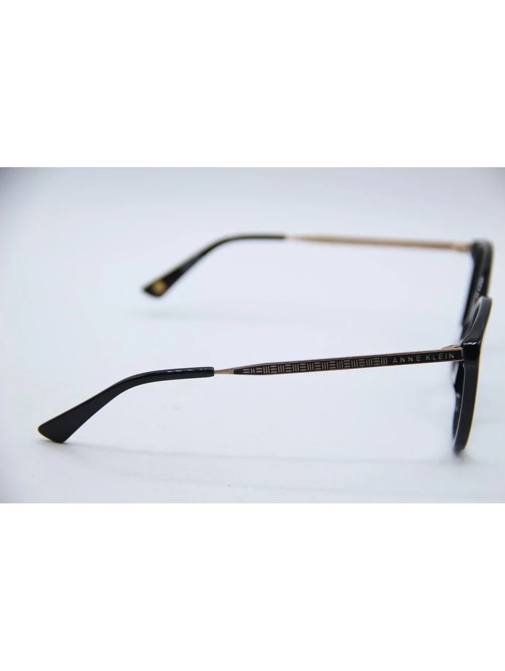 Anne Klein Ak7079 001 Black Gold Authentic Eyeglasses 54-17-140